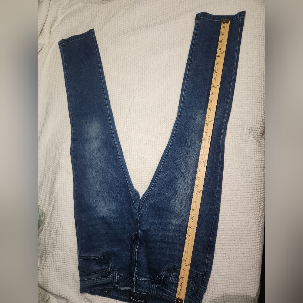 Kenneth Cole Indigo Skinny Jeans Size 32x30 - Picture 7 of 15